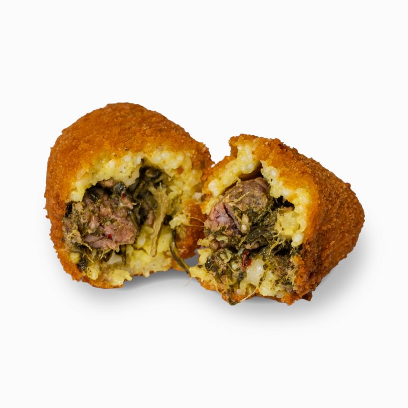 Arancina cime di rapa e salsiccia Arancine cime di rapa e salsiccia - immagine 1